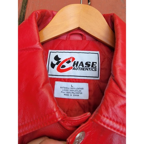 Vintage Dale Earnhardt Jr Leather Racing Jacket Chase Authentics L - Picture 6 of 9